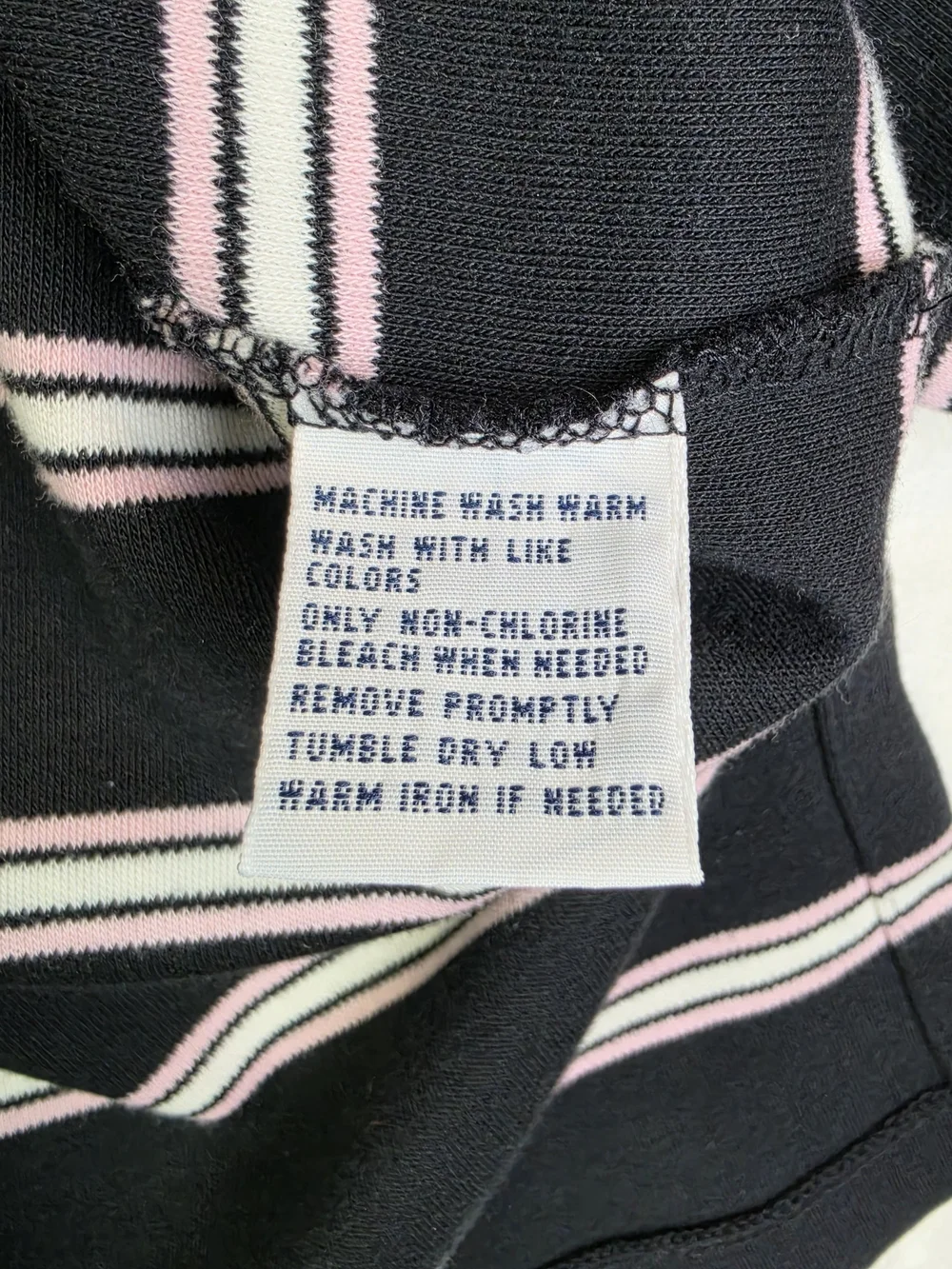 Polo Ralph Lauren Men's Striped Polo Shirt Size Large Black Pink White‎ Cotton